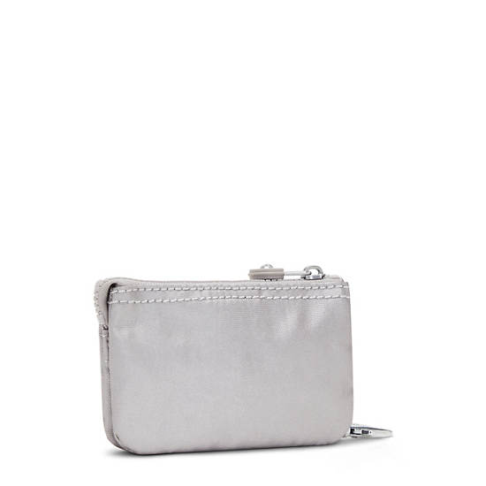 Kipling Creativity Mini Metallic Pouch Keychain Táska Titán | HU 2101EB